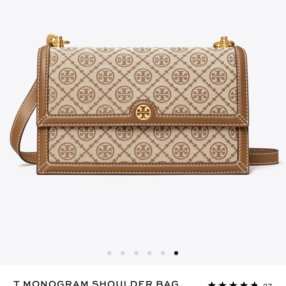 NWT Tory Burch T MONOGRAM SHOULDER BAG - Picture 6 of 12